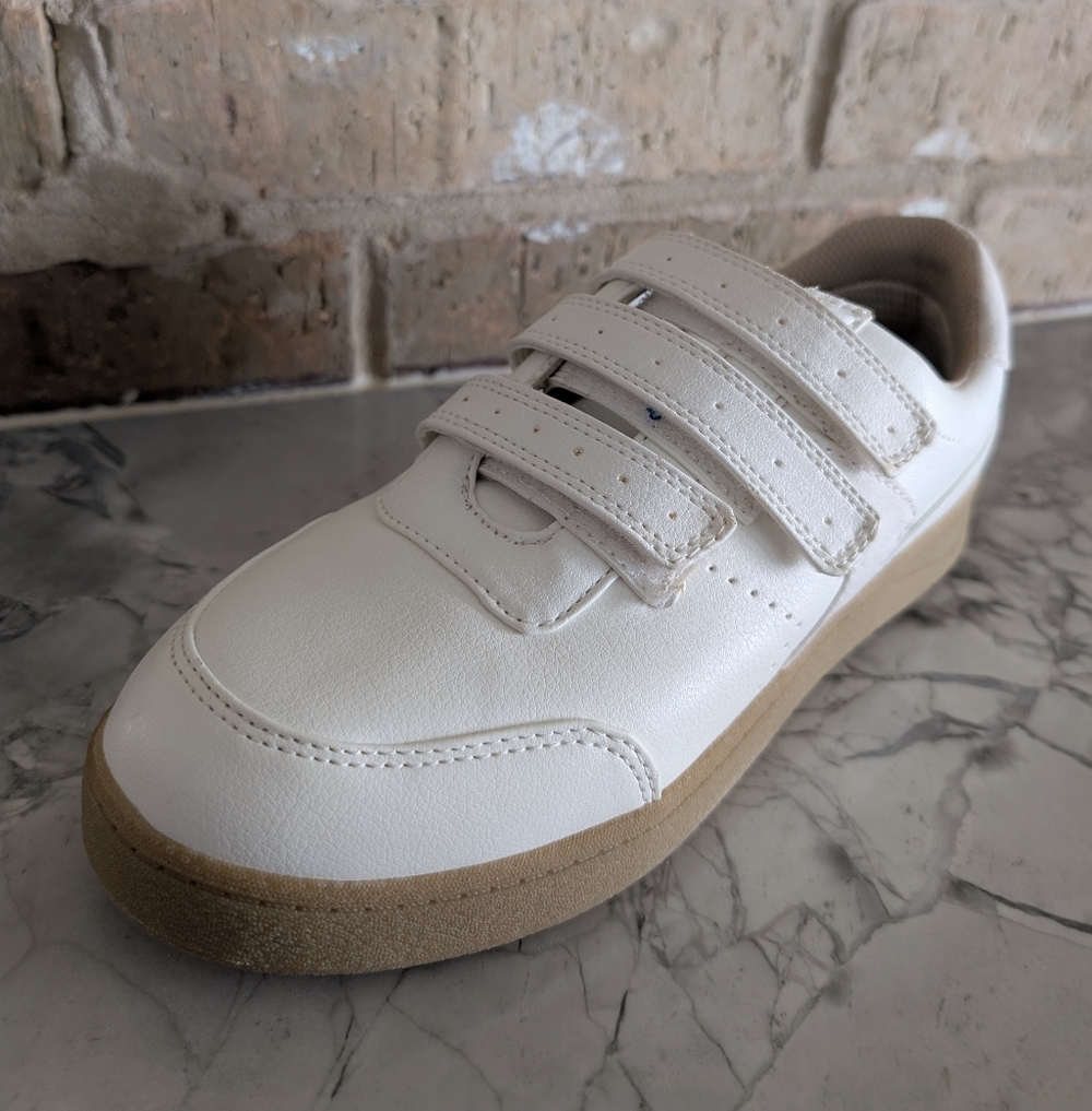 Women Dr. Scholl's White Velcro Sneakers